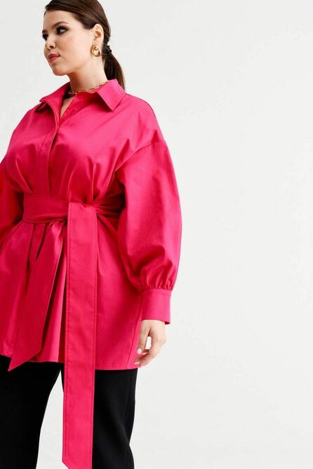 Рубашка NORMAL 10-053-pink