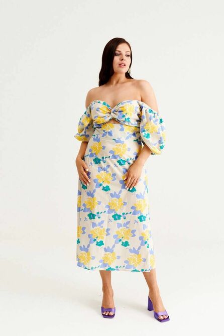 Повседневное платье NORMAL 11-083-flower