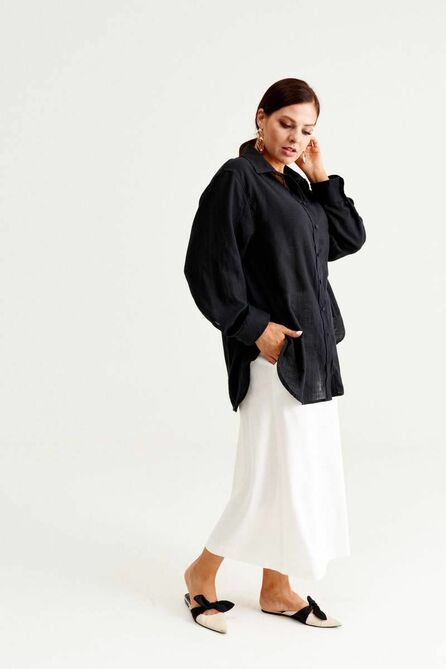 Рубашка NORMAL 11-023-black Рубашка NORMAL 11-023-black