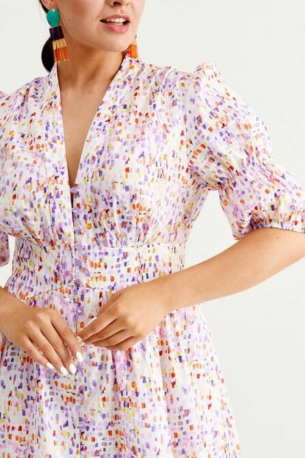 Повседневное платье NORMAL 5-283-colorful