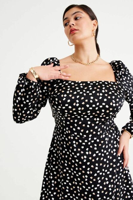 Повседневное платье NORMAL 6-183-dot