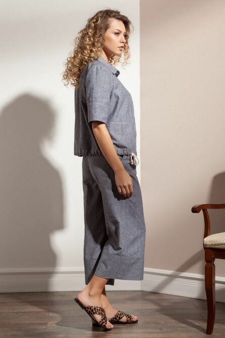 Кюлоты Nova Line 4683 синий