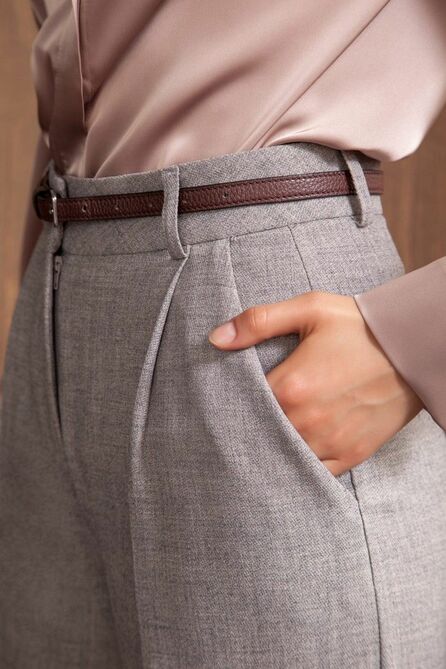 Брюки Nova Line 4726 серый_меланж