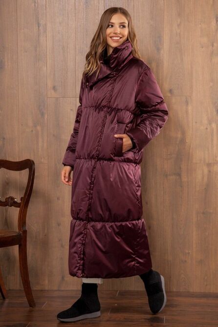 Пальто Nova Line 10064 марсала Пальто Nova Line 10064 марсала