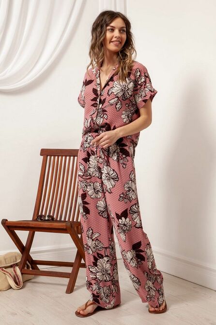 Блузка Nova Line 20420 цветы