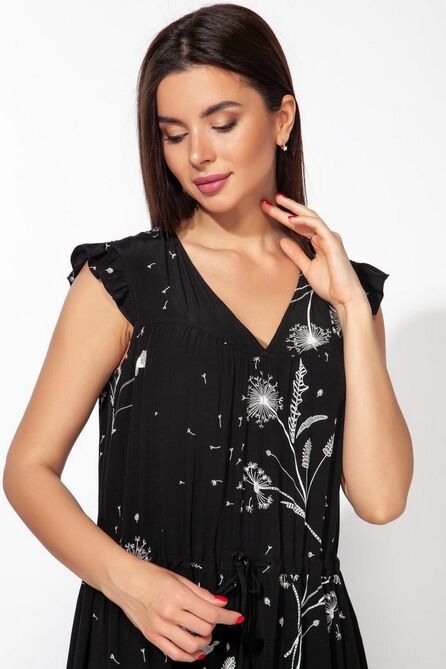 Повседневное платье Nova Line 50117 чёрный