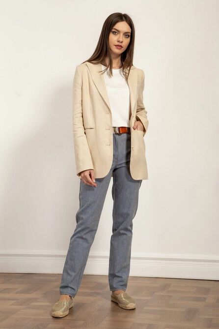 Блейзер Nova Line 10331 айвори