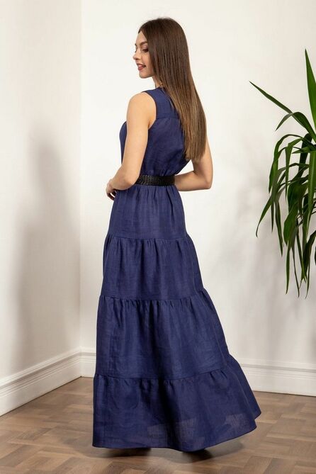 Повседневное платье Nova Line 50208 синий