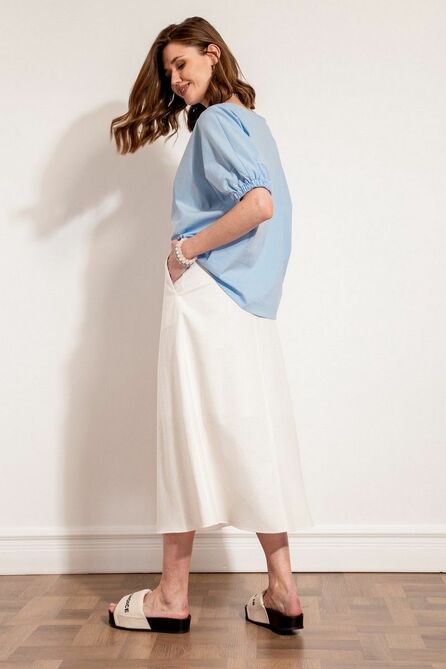 Блузка Nova Line 20608 голубой