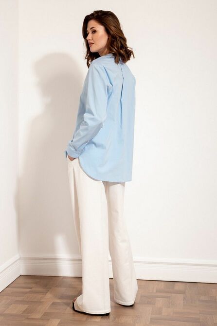 Рубашка Nova Line 20613 голубой