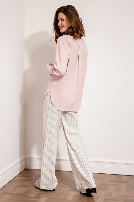 Рубашка Nova Line 20613 нежно-розовый