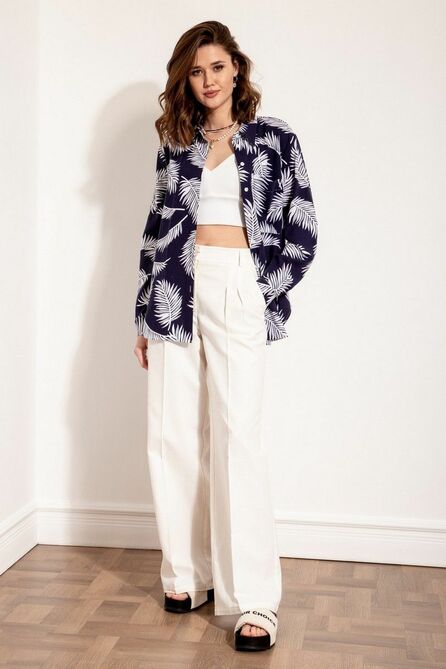 Брюки Nova Line 4993 молочный