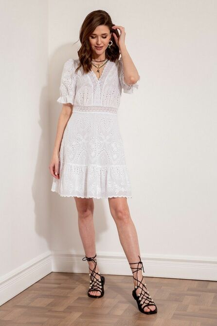 Повседневное платье Nova Line 50216 молочный