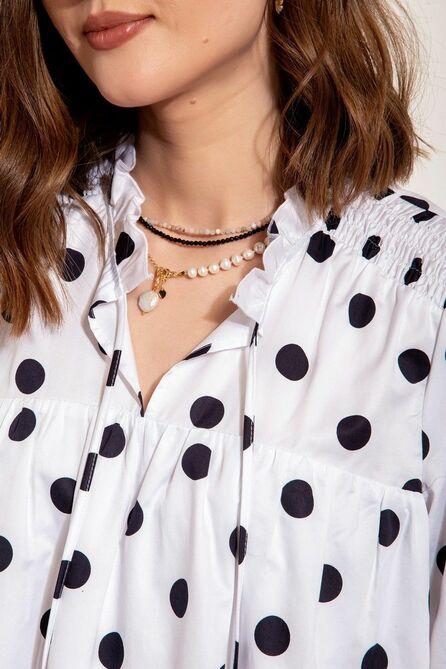 Повседневное платье Nova Line 50224 горох