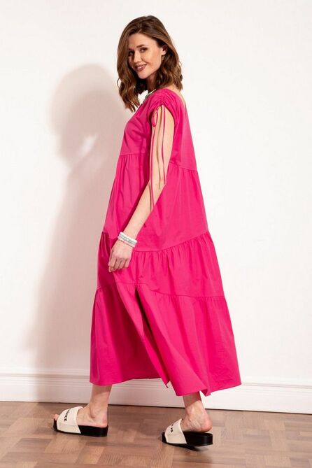 Повседневное платье Nova Line 50241 фуксия