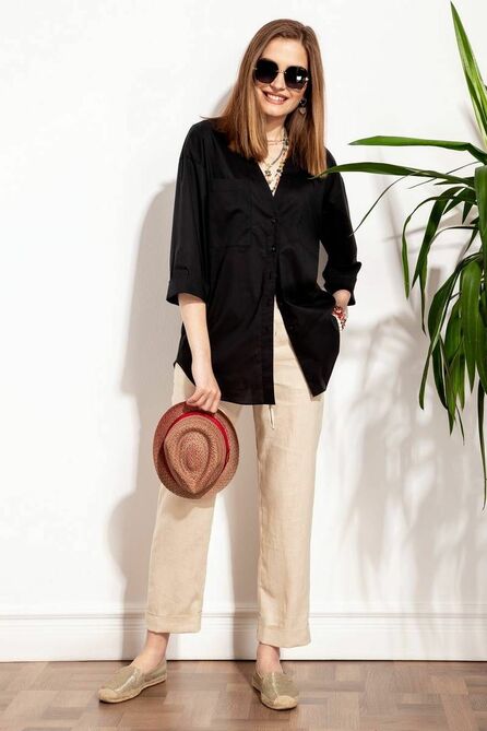 Блузка Nova Line 20611 чёрный