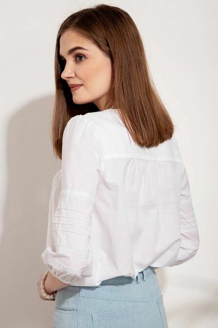 Блузка Nova Line 20628 белый