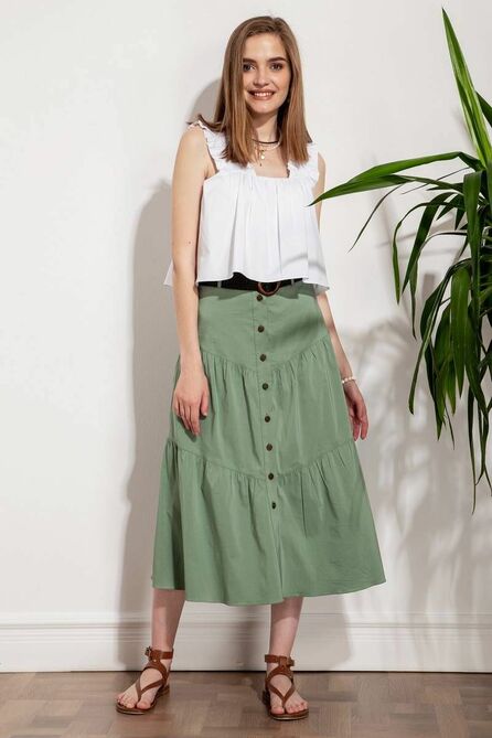 Юбка Nova Line 3756 ментоловый