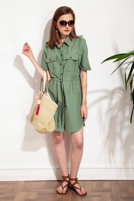 Повседневное платье Nova Line 50245 ментоловый