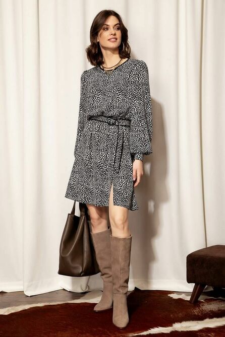 Вечернее платье Nova Line 50287 леопардовый