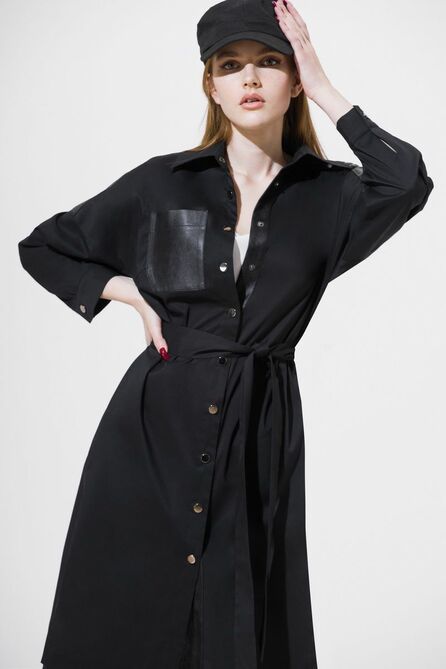 Повседневное платье Орхидея Люкс 1151 черный