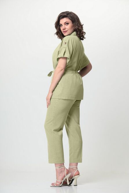 Костюм брючный Орхидея Люкс 1165 хаки