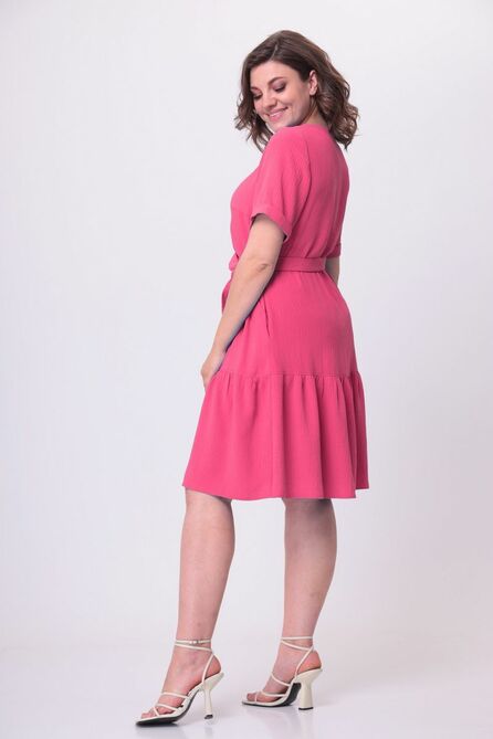 Повседневное платье Орхидея Люкс 1177с коралл