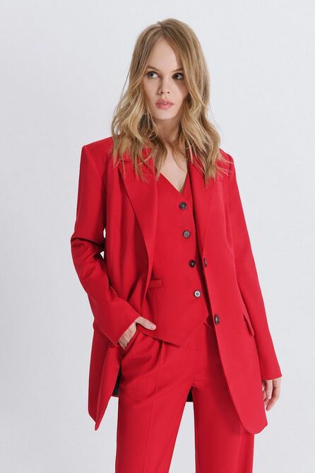 Брюки, Жакет, Жилет PIRS 1959 красный