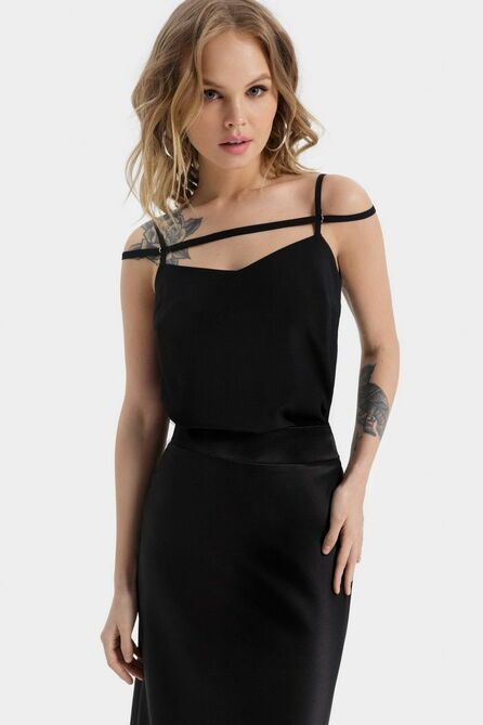 Юбка, Топ PIRS 2751 черный