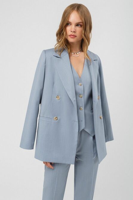 Брюки, Жакет, Жилет PIRS 3154 голубой