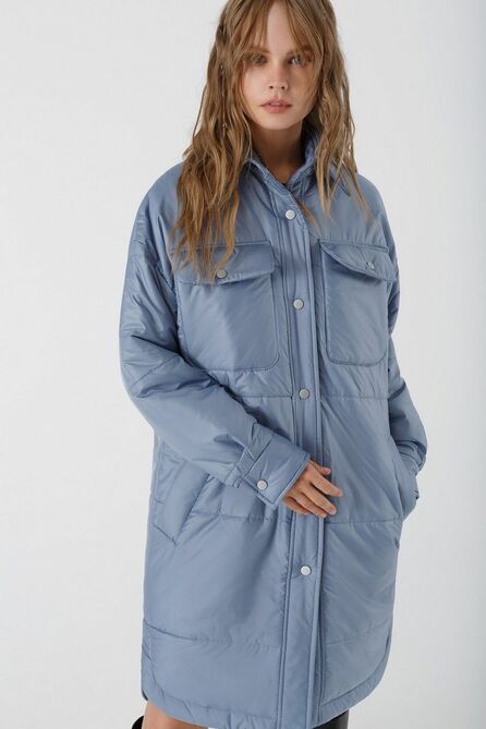 Пальто PIRS 3430 голубой Пальто PIRS 3430 голубой