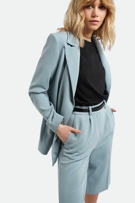 Жакет, Шорты PIRS 2819 пыльная_бирюза Жакет, Шорты PIRS 2819 пыльная_бирюза