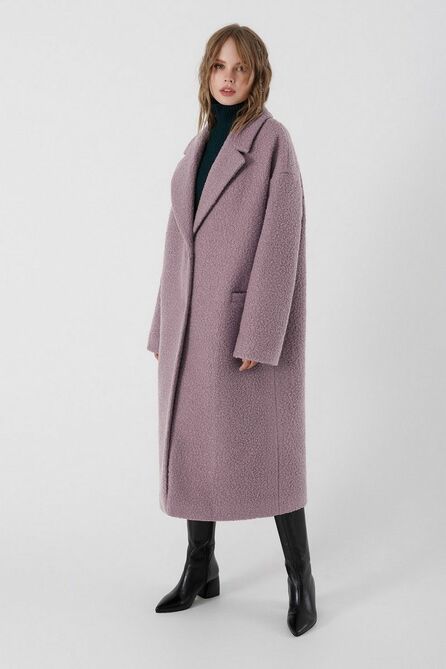 Пальто PIRS 3401 сиреневый