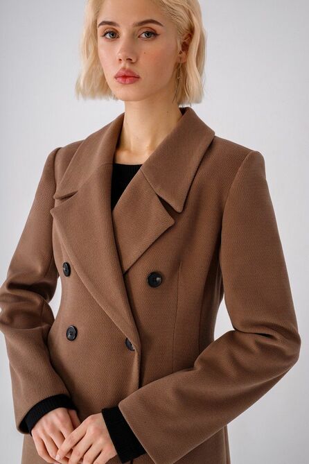 Пальто PIRS 3522 темно-бежевый