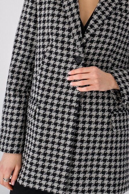 Жакет PIRS 3532 черно-белый