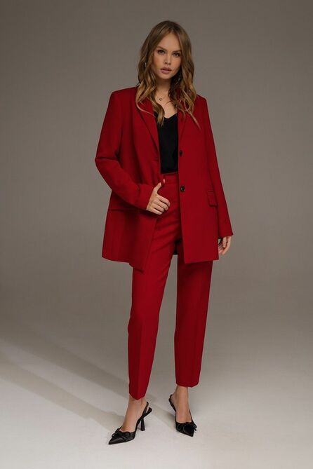 Костюм брючный PIRS 3553 бордо