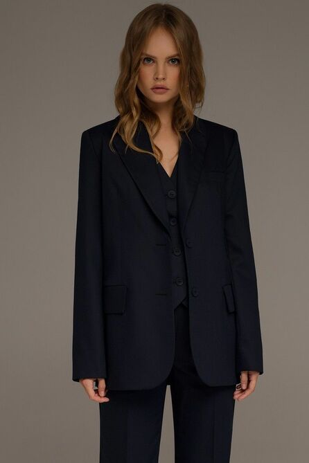 Костюм брючный PIRS 1336 темно-синий