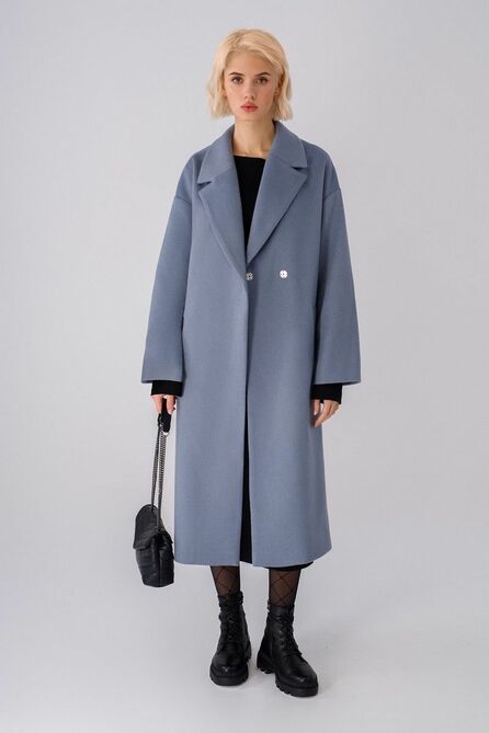 Пальто PIRS 1979 серо-голубой Пальто PIRS 1979 серо-голубой
