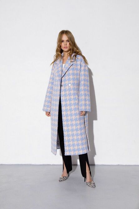 Пальто PIRS 3629 голубой