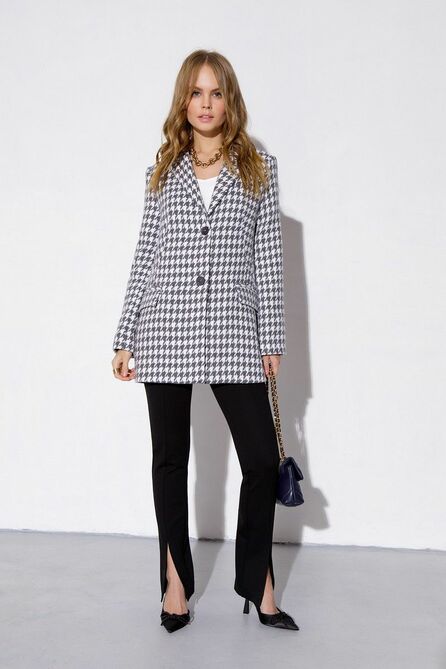 Костюм брючный PIRS 3814 серый-черный