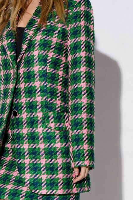 Жакет PIRS 3428 зелено-розовый