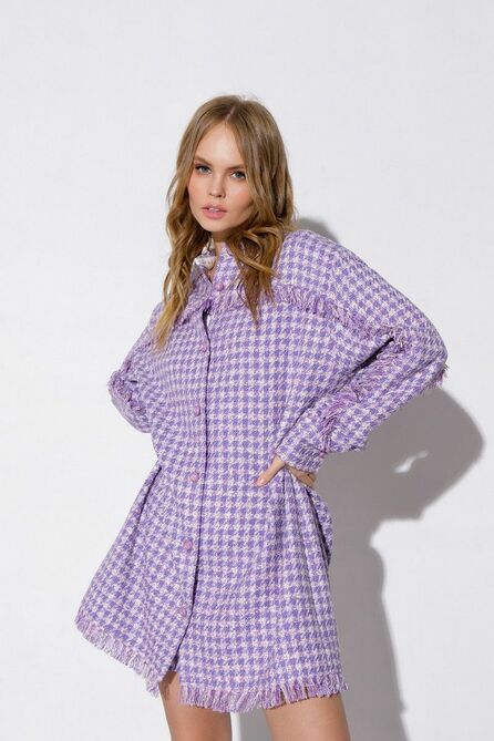 Юбка, Топ, Рубашка PIRS 3647 сирень-черный