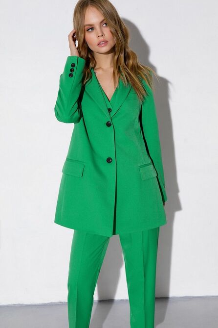 Костюм брючный PIRS 3664 ярко-зеленый