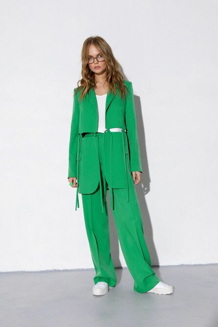 Костюм брючный PIRS 3867 ярко-зеленый