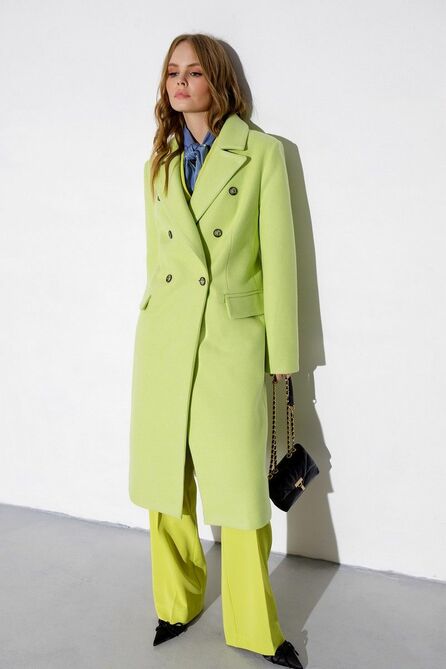 Пальто PIRS 3881 лайм