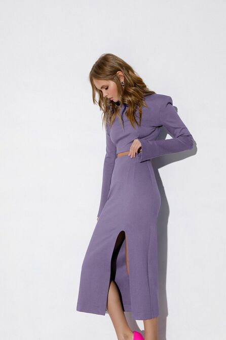Костюм с блузкой PIRS 3653 лаванда