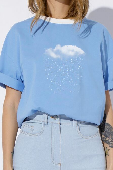 Майка PIRS 3977 голубой(тучка)