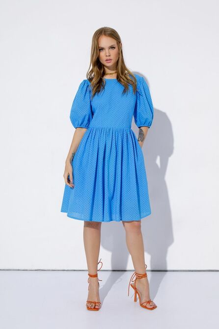 Вечернее платье PIRS 3993 голубой