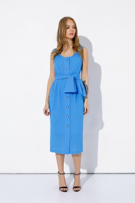 Повседневное платье PIRS 4023 голубой