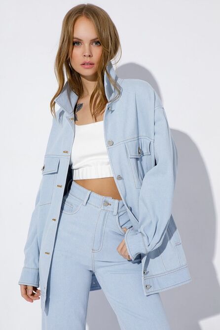 Костюм брючный PIRS 4030 голубой